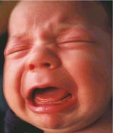 Schreiendes Baby