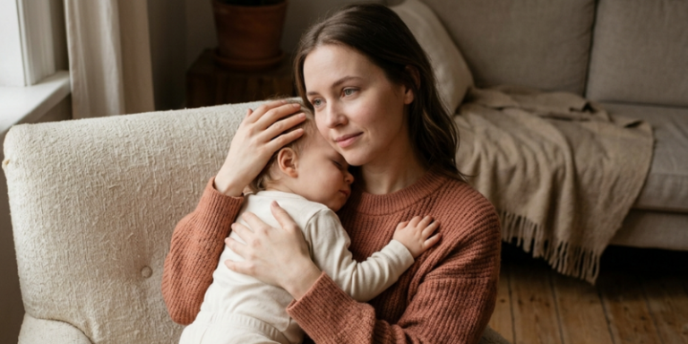 Mutter und Kind – Traurigkeit beim Abstillen